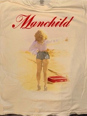 Official Sabrina Carpenter Merchandise!  "Manchild" Graphic Tee 💖